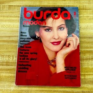 Vintage Burda magazine